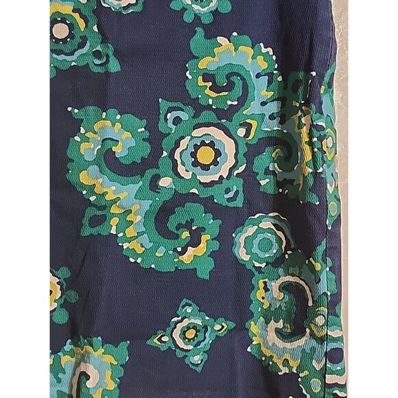 Merona Womens Above the Knee Pencil Skirt Lined sz 2 Navy Blue Side Zip - Picture 2 of 8